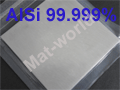 Aluminium silicon alloy sputtering target 5N