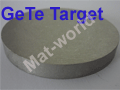 Germanium telluride sputtering target 5N/4N