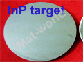 Indium phosphide sputtering target