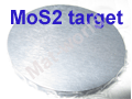Molybdenum sulide ceramic sputtering targets