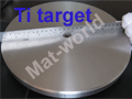 High purity titanium sputtering target 4N